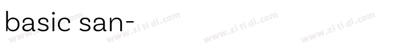 basic san字体转换